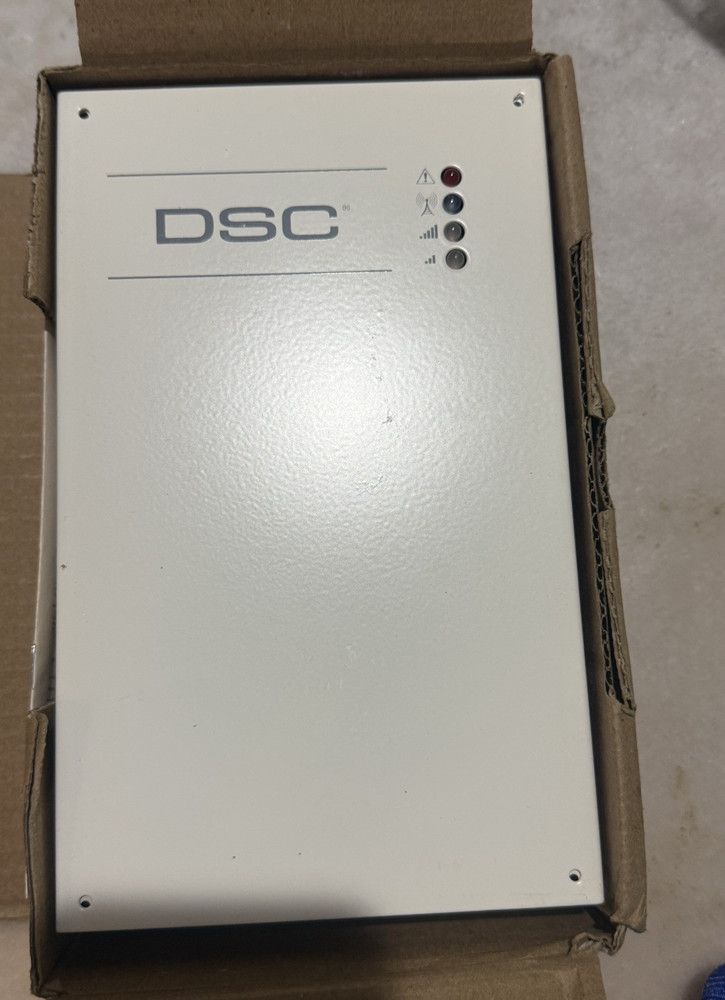 DSC Alarm System Control Panel Module Enclosure Box with Status LEDs, White