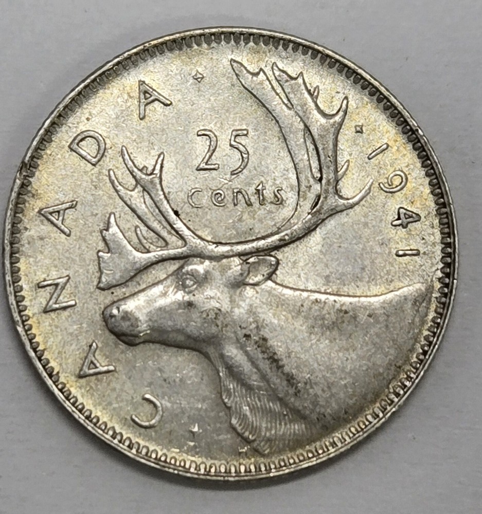 1941 canada 25 cents