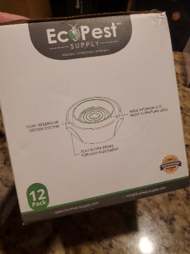 EcoPest Labs Bed Bug Blocker Pro Eco Friendly Interceptor Traps 12-Pack