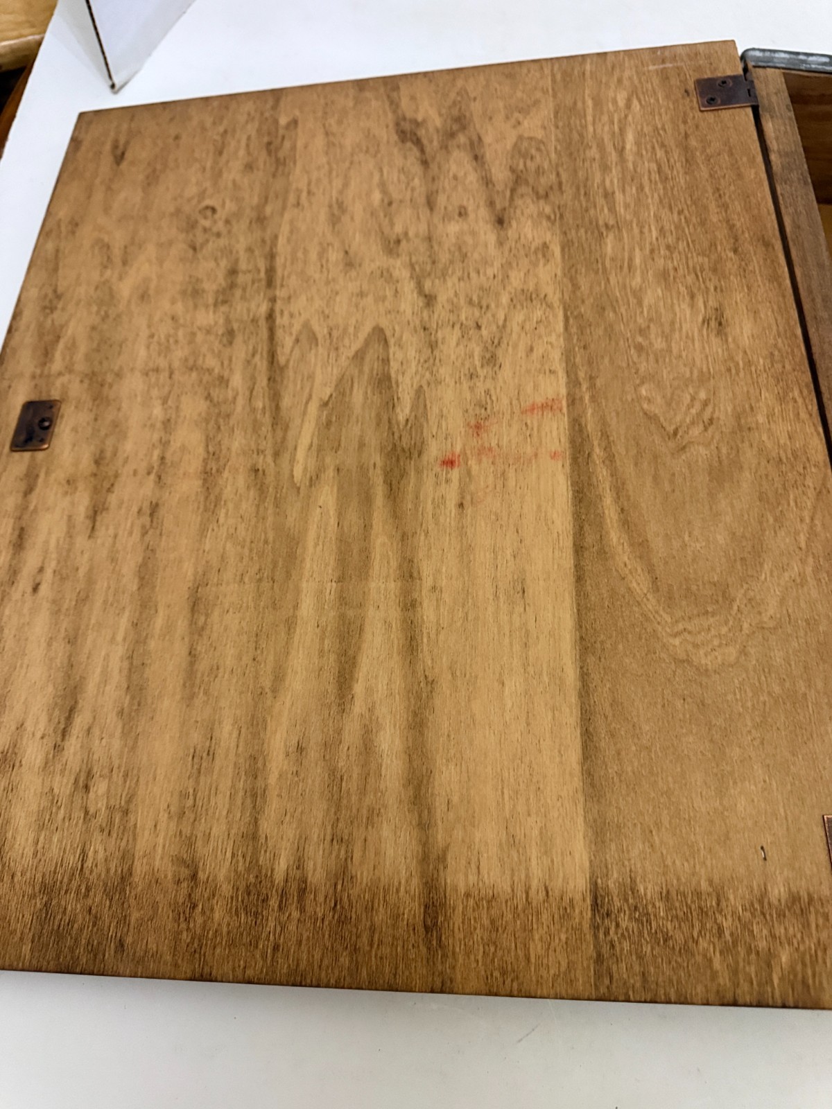 Vintage Editions Taylorsville NC Wooden Budweiser Divided Crate Box Shadowbox