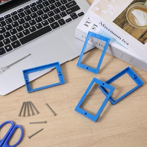 4PCS Single Gang Outlet Box Extender Electrical Box Extender with 8 Screws