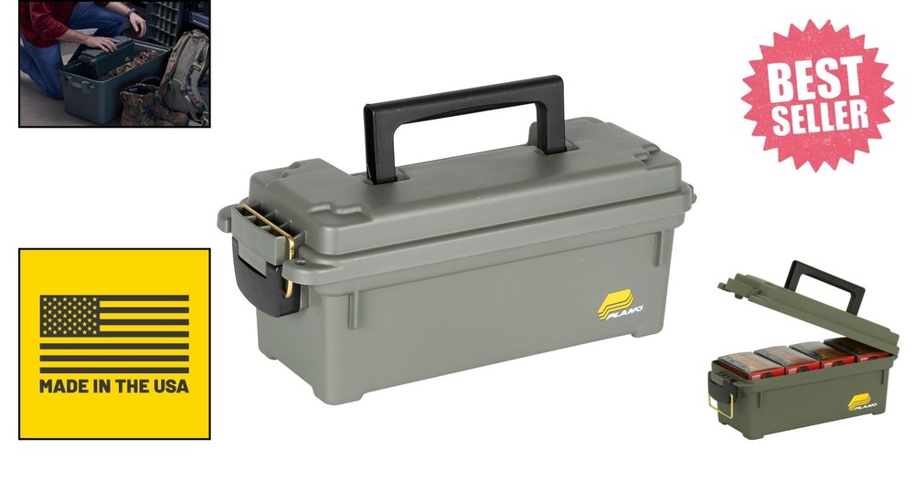Element-Proof OD Green Ammo Box - Water-Resistant & Durable Storage Solution