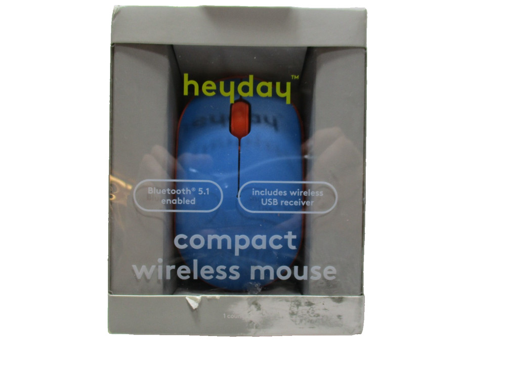 Heyday Wireless Usb Mouse Warm Blue Bluetooth 5.1 Wireless Receiver