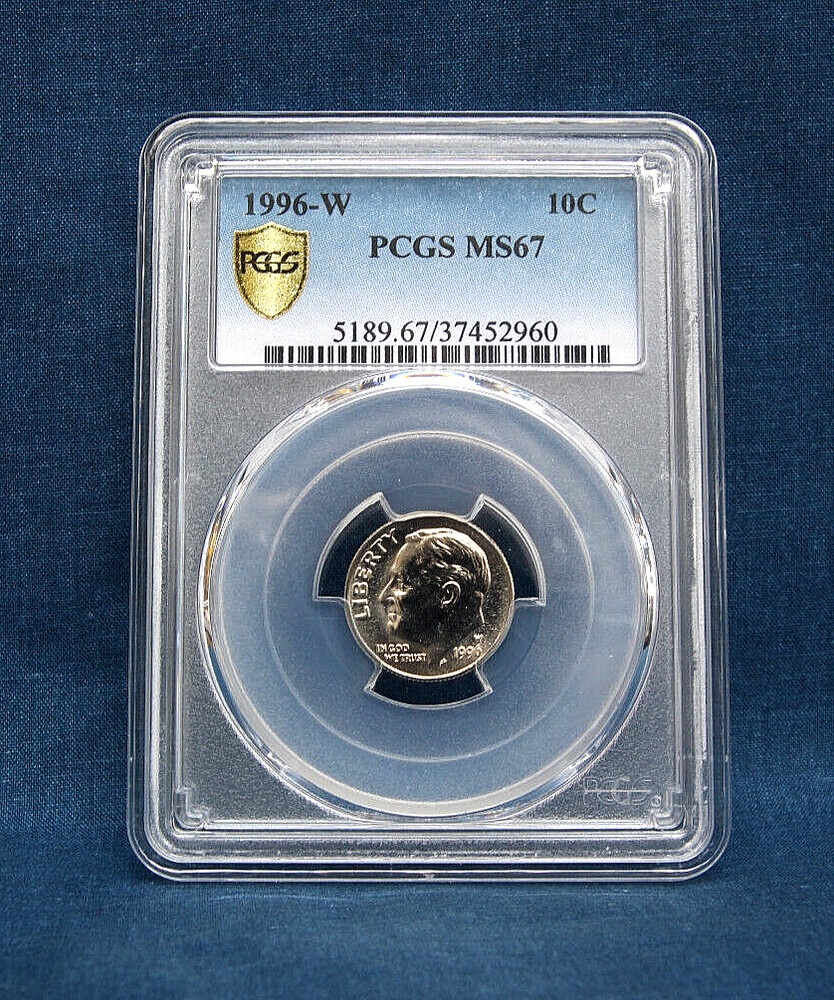 1996-W ROOSEVELT DIME PCGS MS67 ***LAST ONE***