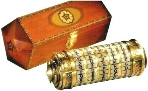 The Da Vinci Code Cryptex 1:1 Scale Authentic Movie Prop Replica PRE-ORDER NOW