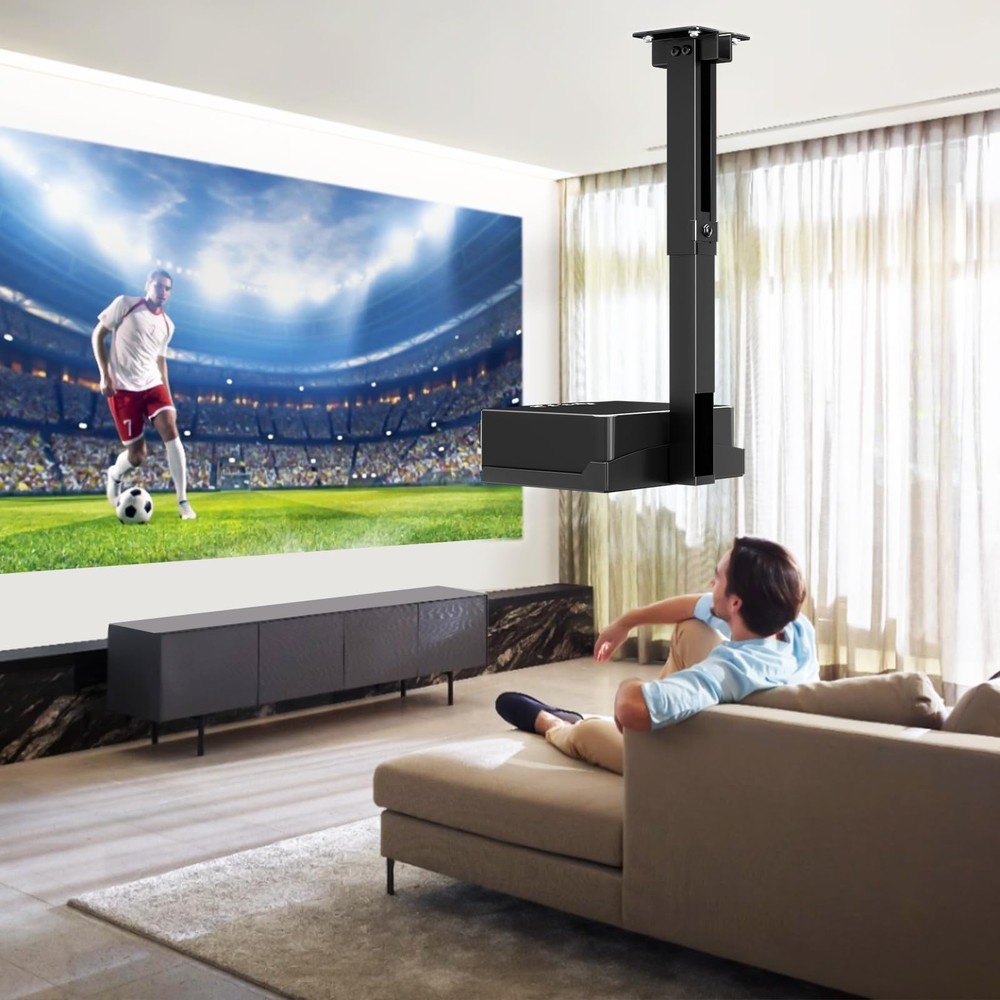 Adjustable Projector Ceiling Mount,Universal Projector Shelf for Ceiling and ...