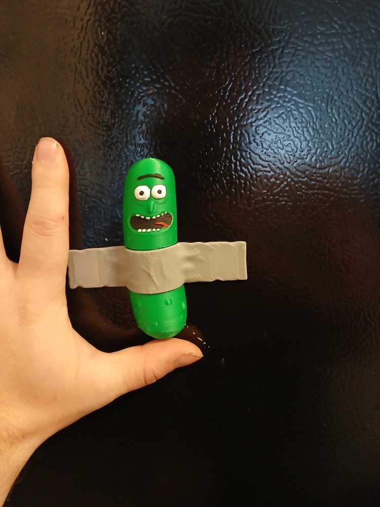Pickle Rick Fridge Magnet