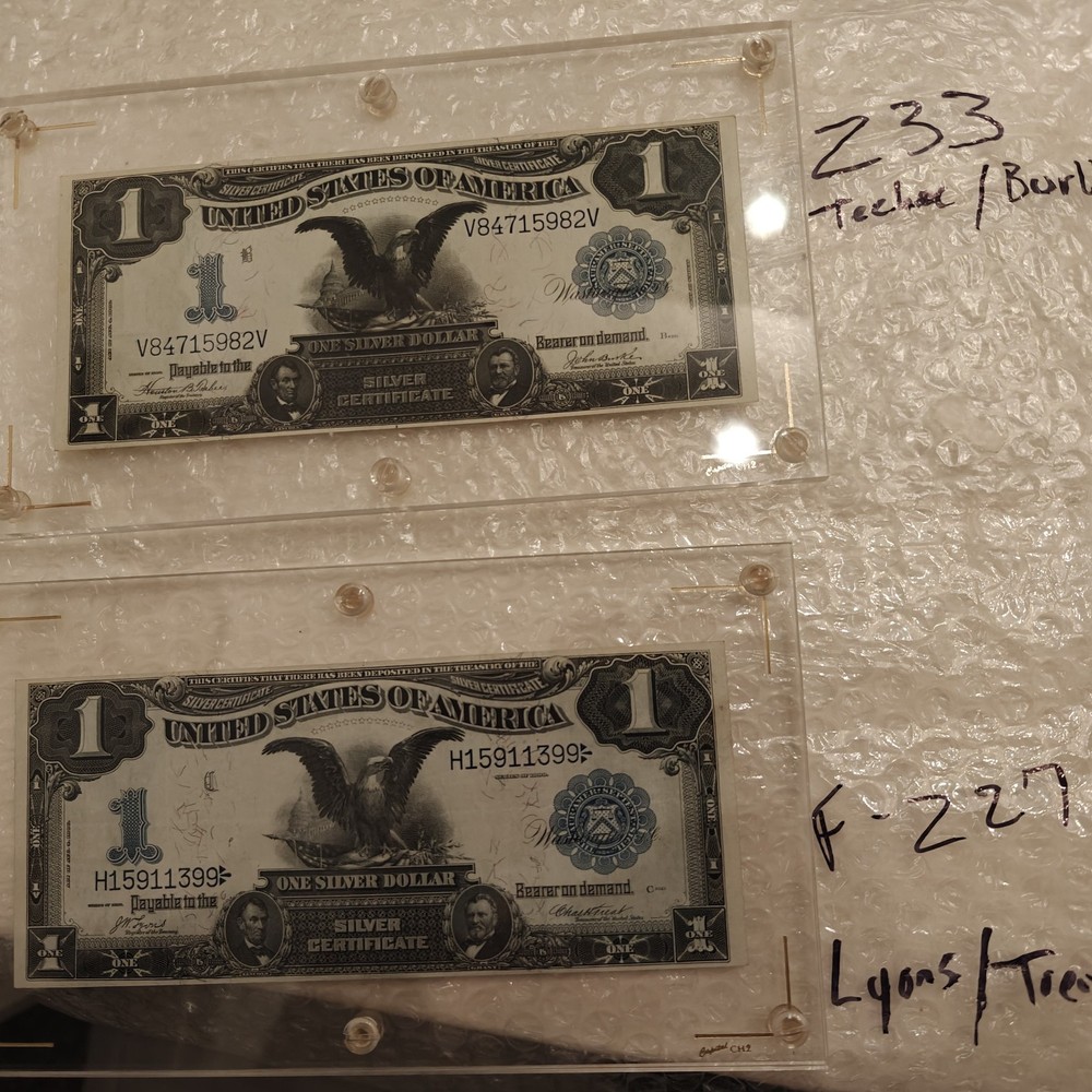 2-1899 Black Eagle Silver Certificate  One Dollar
