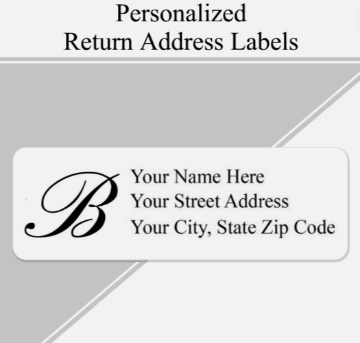 5 Sheets personalized address labels