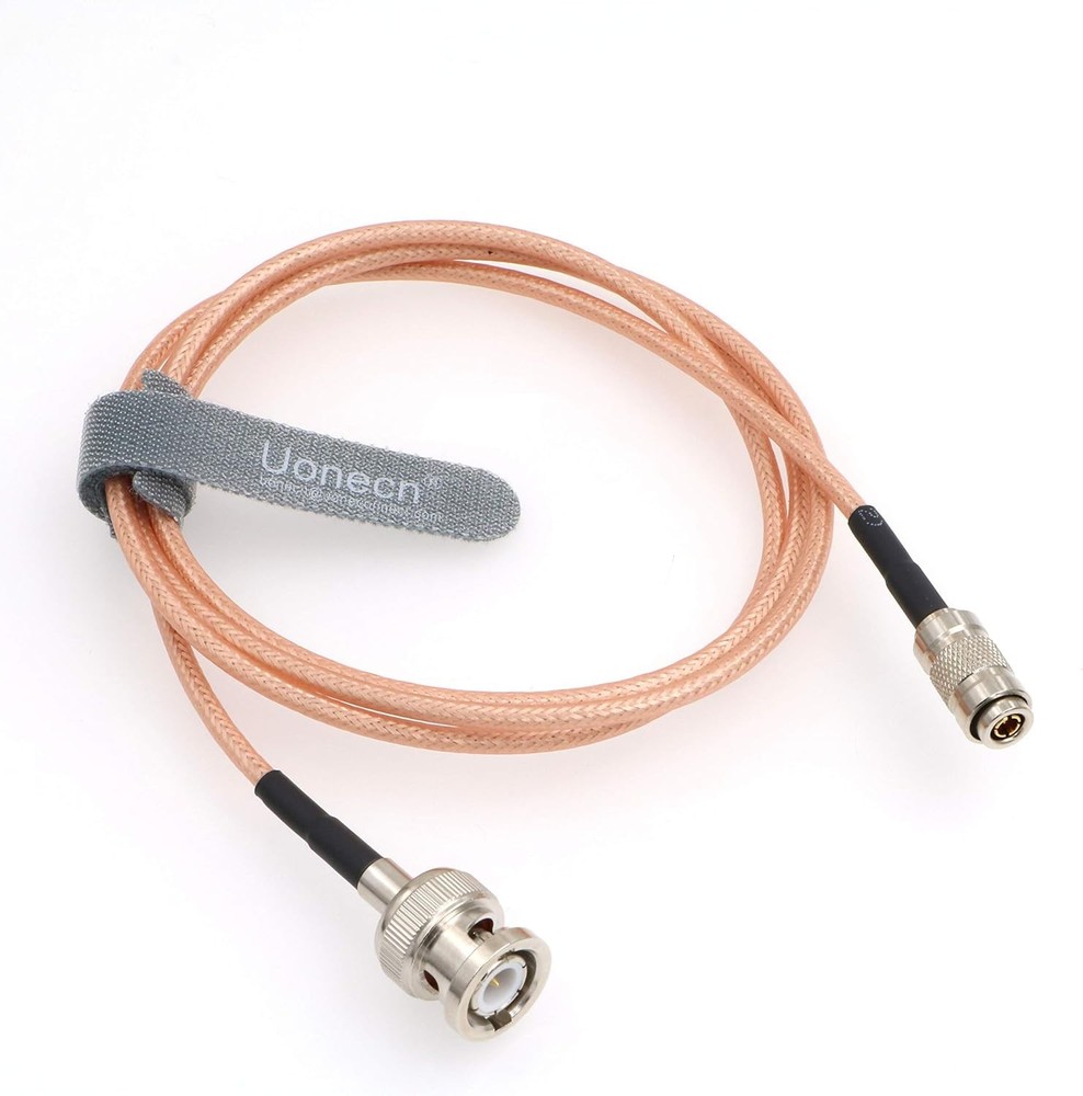 1m Coaxial Cable BNC Mini BNC DIN 1.0/2.3 for Blackmagic HyperDeck Shuttle Braid