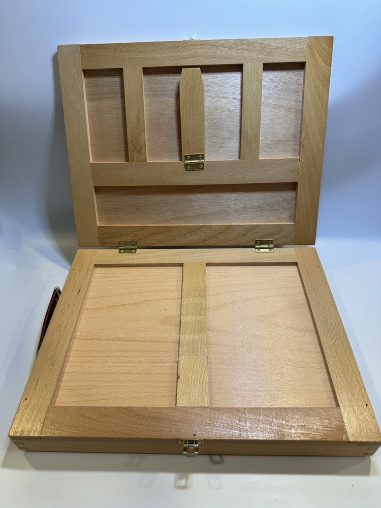 Solid Adjustable Wood Table Desk Easel By U.S. Art Supply