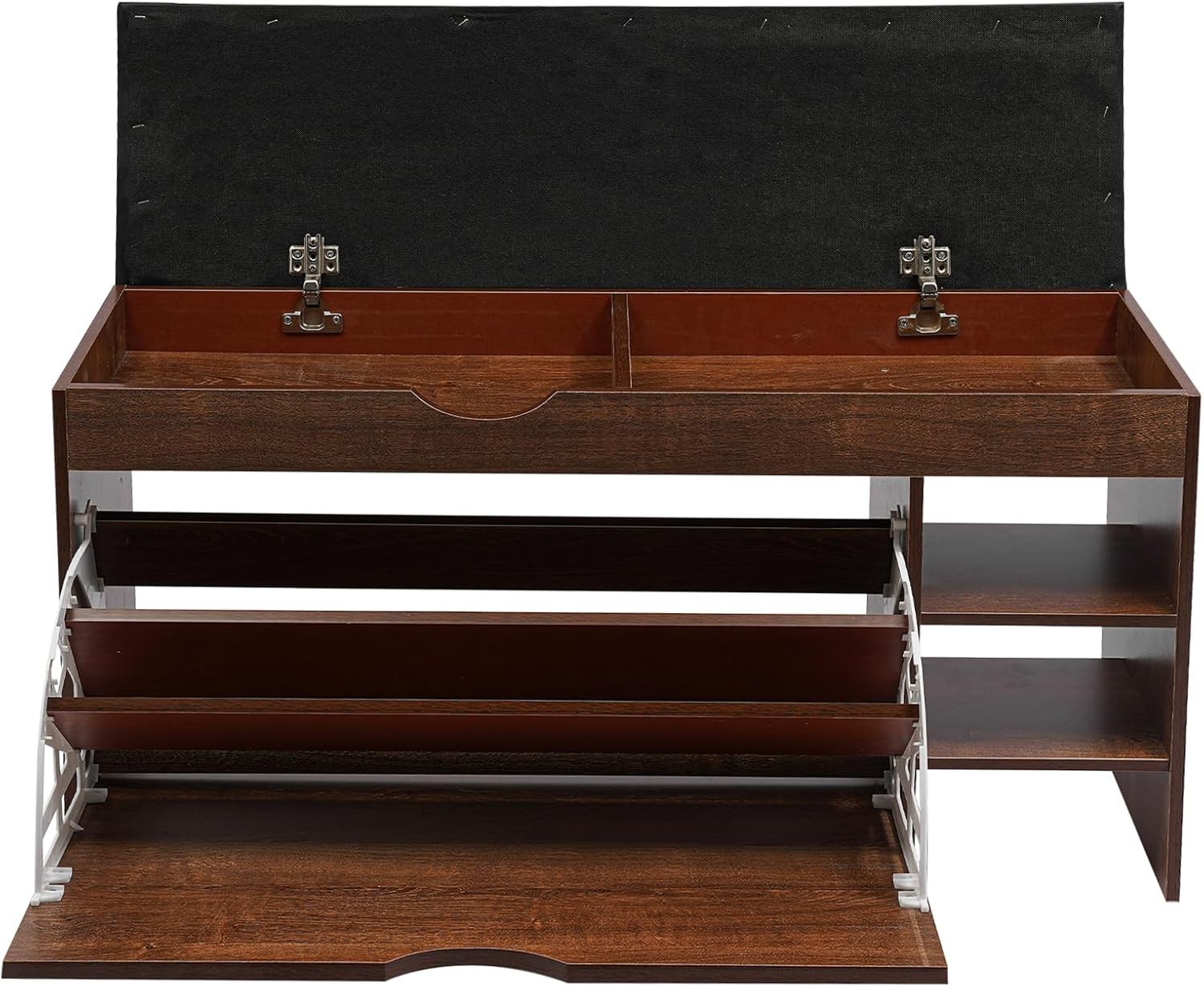 Entrance Shoe Bench 39.37" Shoe Storage Bench with Seat Free Standing Shoe Bench