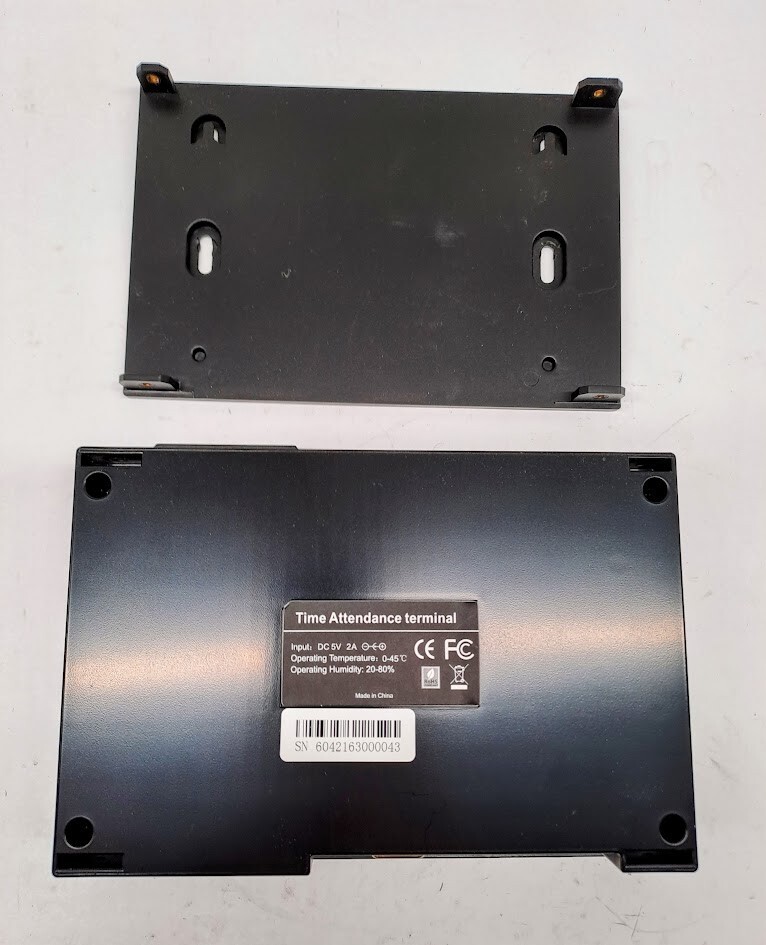 AMANO FINGERPRINT TIME CLOCK W/ POWER ADAPTER