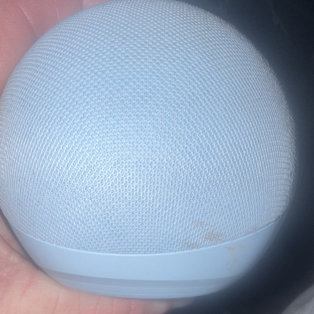 Amazon Echo Dot (4th Gen) Light Blue Sphere Smart Speaker Alexa Wi-Fi
