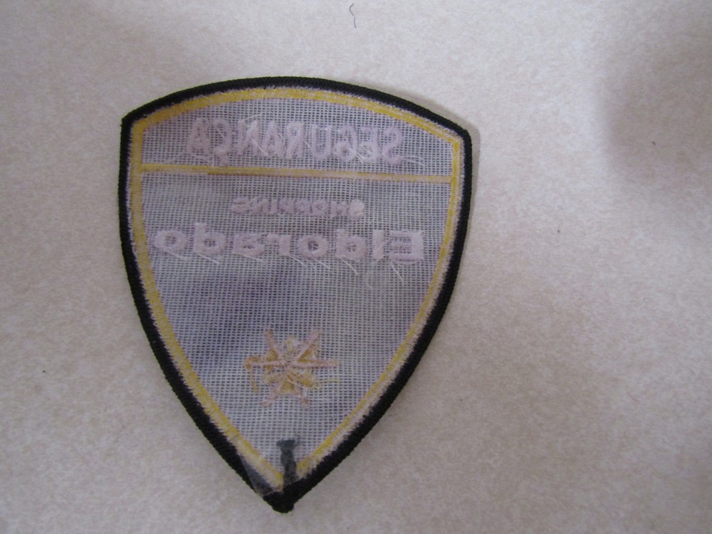PATCH LAW ENFORCEMENT SECURITY SEGURANCA SHOPPING ELDORADO