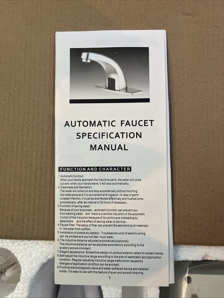 Automatic Touchless Faucet Commercial Free Shipping!!