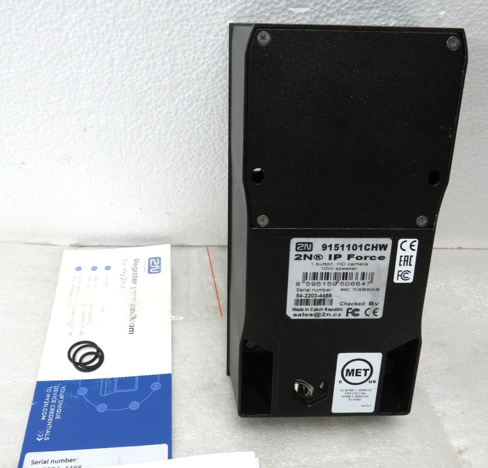 2N IP Force HD Camera 1 Button 9151101CHW [CTX]