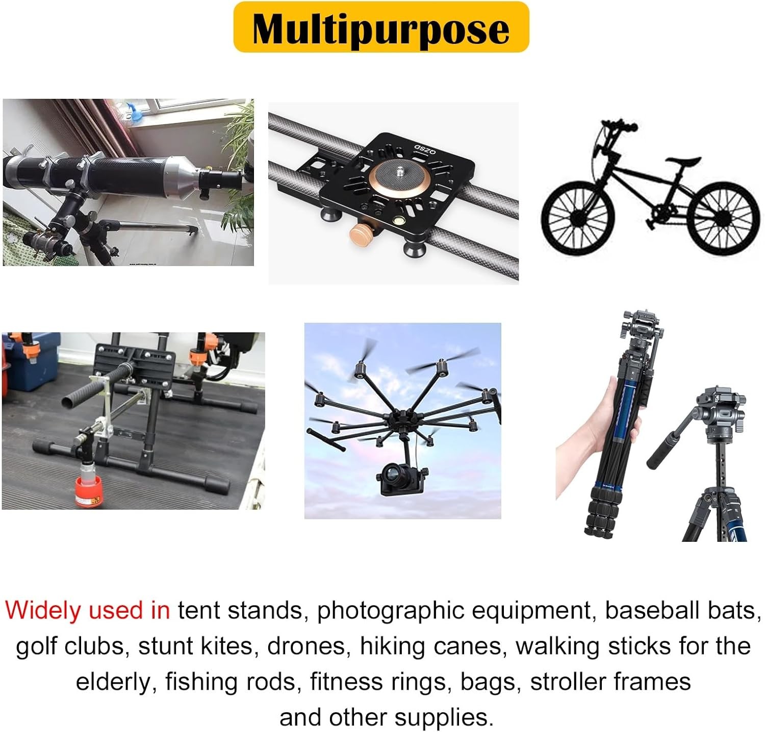 3K Carbon Fiber Tube Gloss Twill 200/300/500 mm OD 5‑50 mm Roll Wrapped