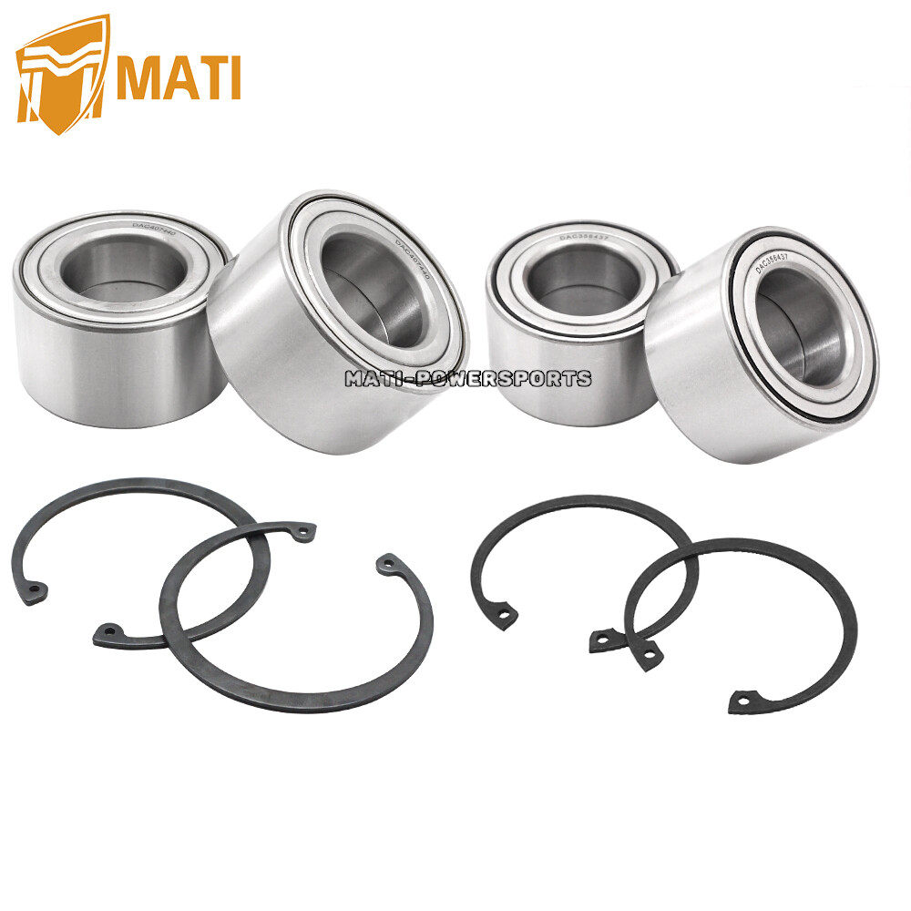 Front Rear Wheel Bearings Kit for Polaris Sportsman 400 450 500 570 600 700 800