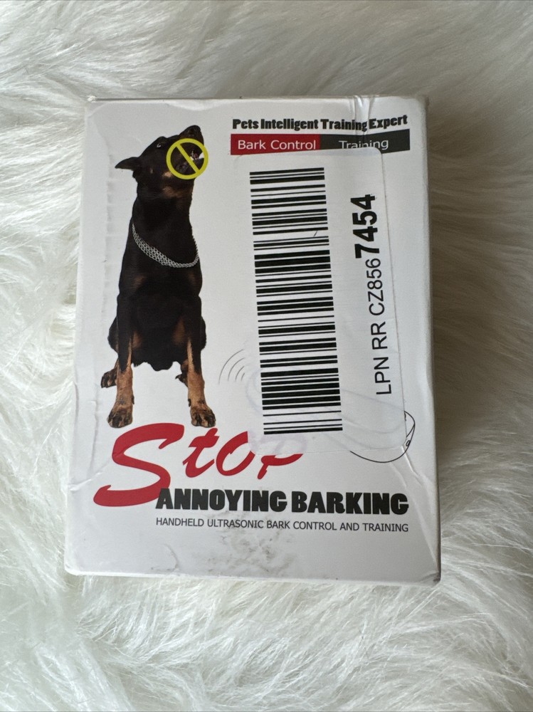 Pets Intelligent Training Expert Stop Annoying Barking Ultrasonic Controller NEW