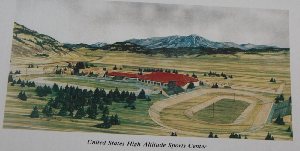 1987 WORLD CUP SPEED SKATING HIGH ALTITUDE PROGRAM, Butte, MT, B.Blair, D Jansen