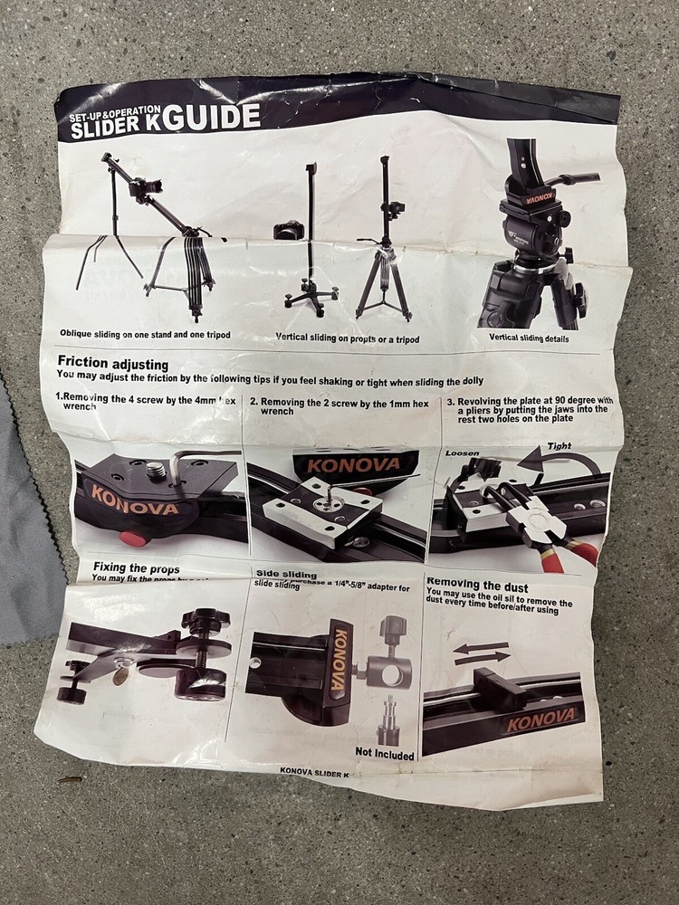 Konova K Camera Slider (80cm, 31.5")