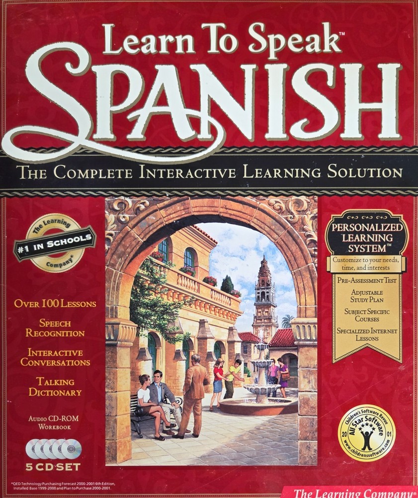 Learn To Speak Spainish The Complete Interactive Learning Solution 5 CD Set