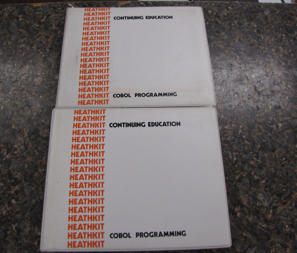 HEATHKIT 1977 Continuing Education for COBOL PROGRAMMING Kit w/ 9 Tapes & Test