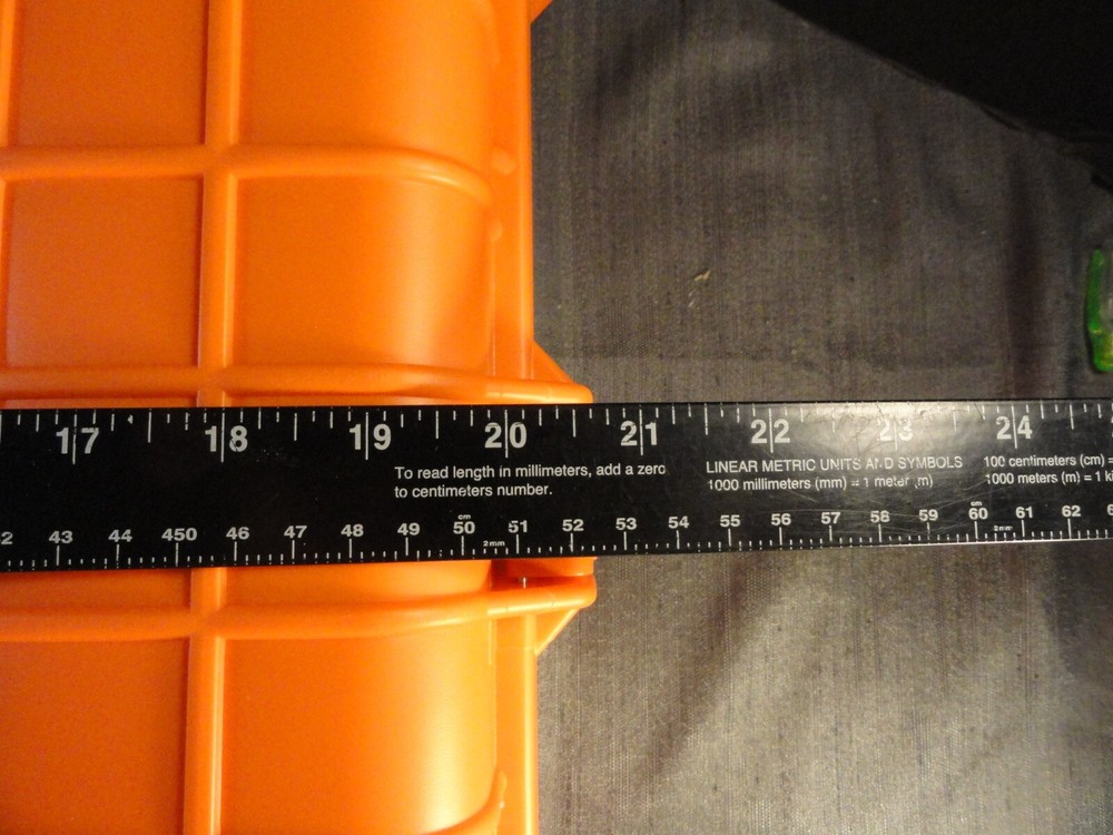 APACHE 4800 WEATHERPROOF PROTECTIVE HARD CASE CAMERA WEAPON ORANGE 19x13x7
