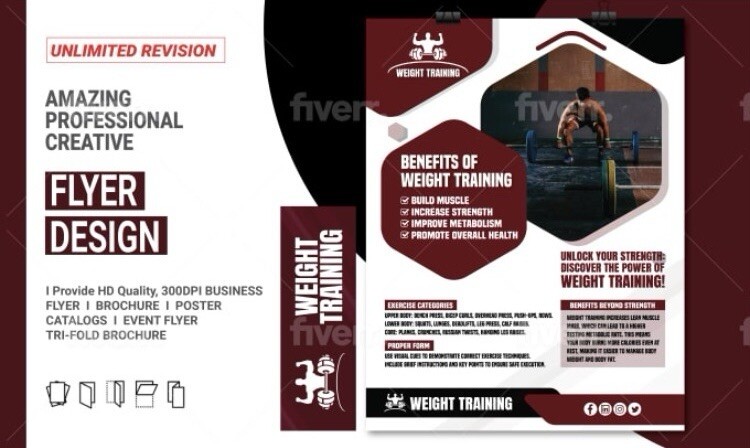 CUSTOM FLYER DESIGN Single/Double Sides DESIGN ONLY