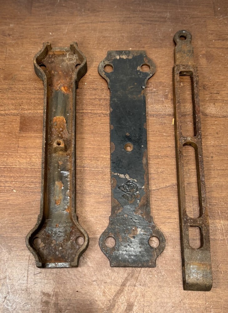 Antique Cast Iron Pull Chain Door Lock