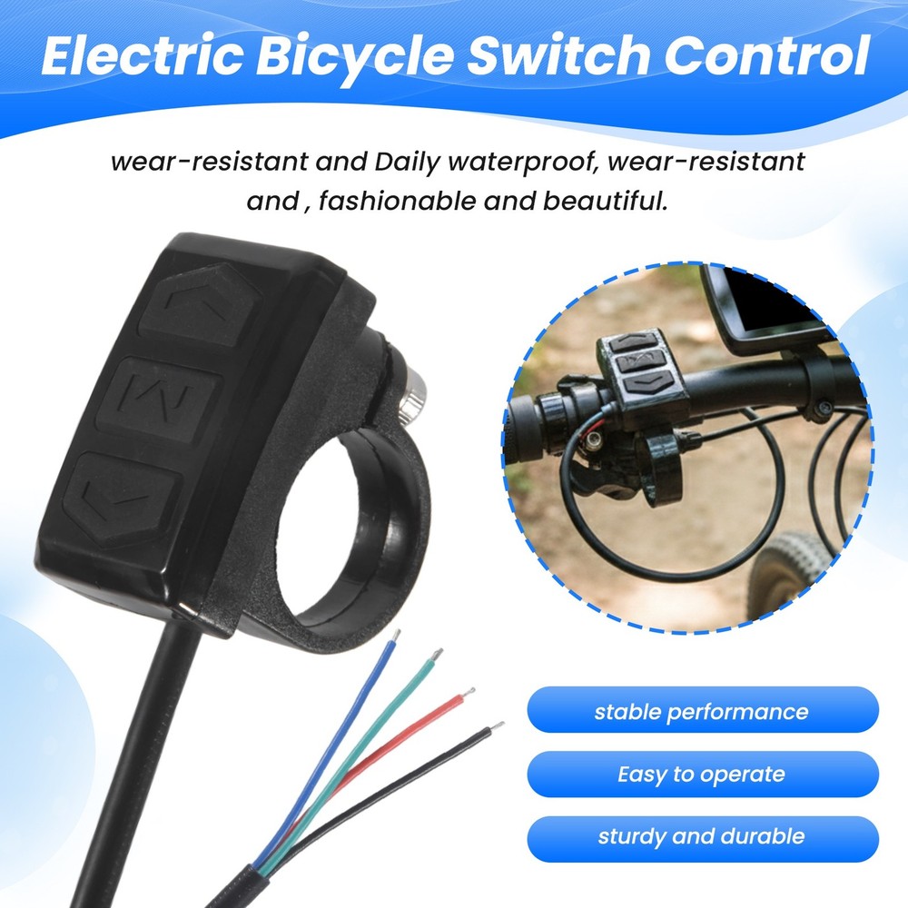 Electric Control Button Handlebar Mount Split Meter Switches Button for3341