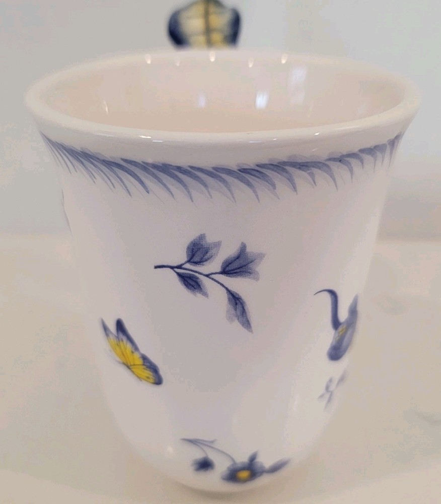 Spode Coffee Mug Imperial Garden Pattern Corn Handle "Retired" EUC VTG.
