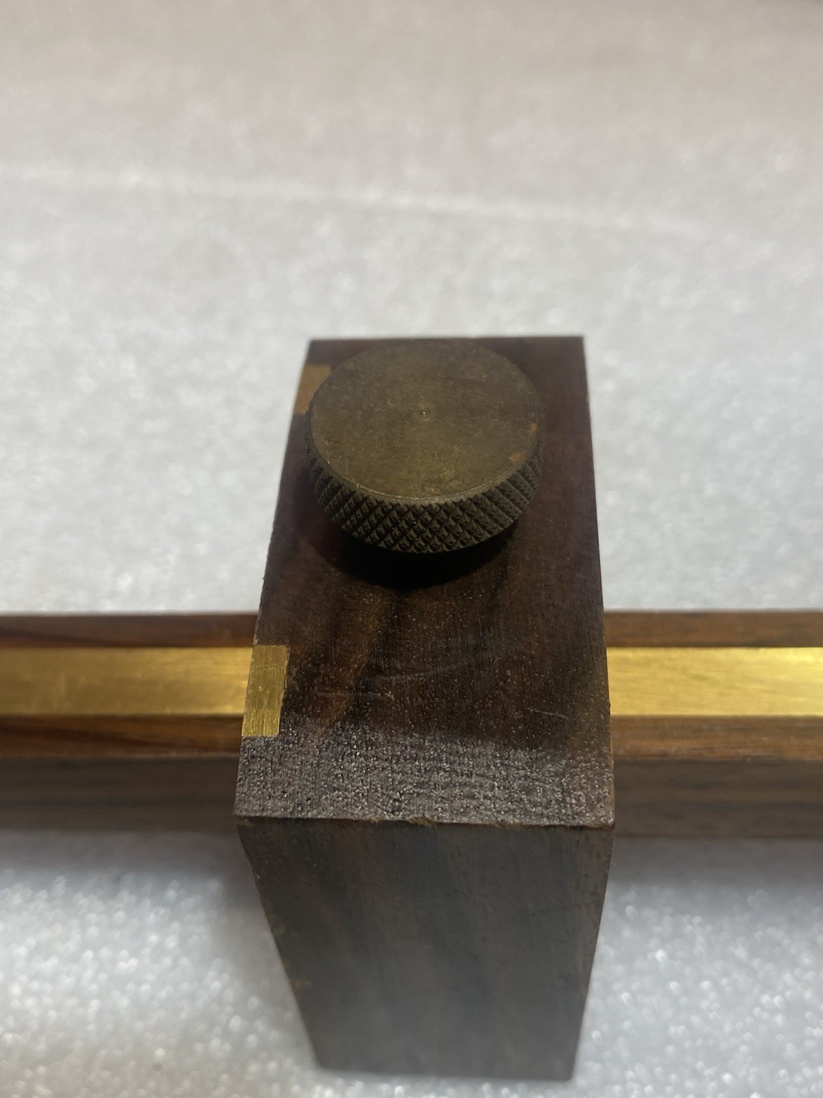 BEAUTIFUL Rosewood Brass Marking Gauge CROWN TOOLS?