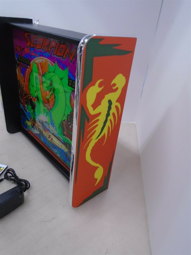Williams Scorpion Pinball Head LED Display light box