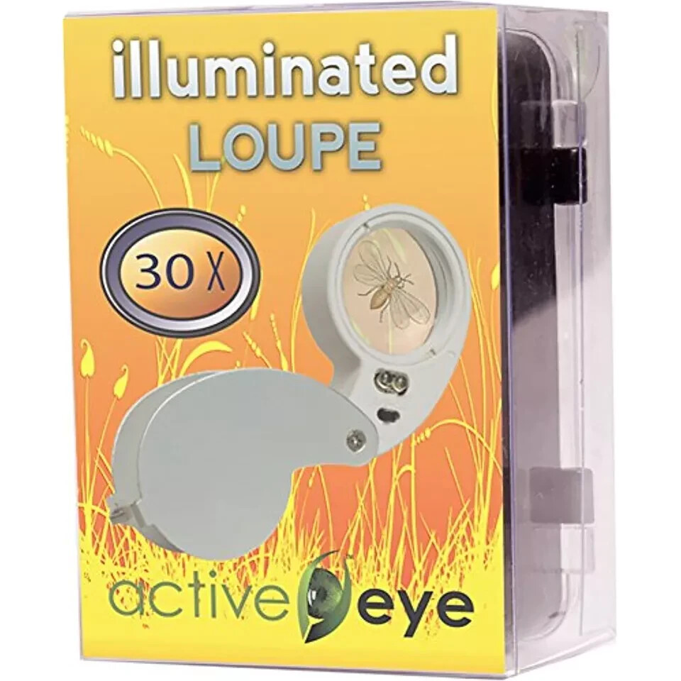 Hydrofarm Active Eye AEM30 30x Loupe, White - Microscope