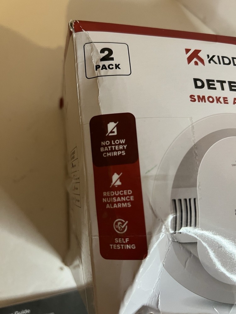 2 Pack Kidde Smoke Fire Alarms Model 20SD10 DETECT 10-Year Battery