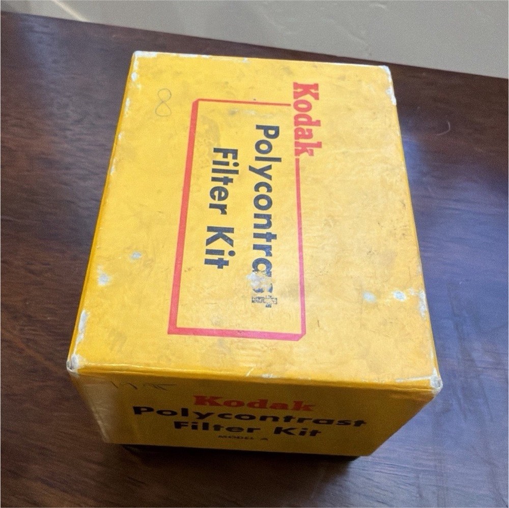 Kodak Polycontrast Filter Kit Model A for Black & White Film Processing