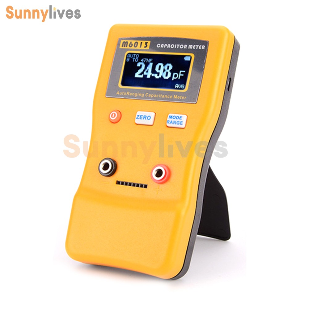 LCD High-precision Capacitor Meter Auto Range Handheld Capacitor Circuit Tester