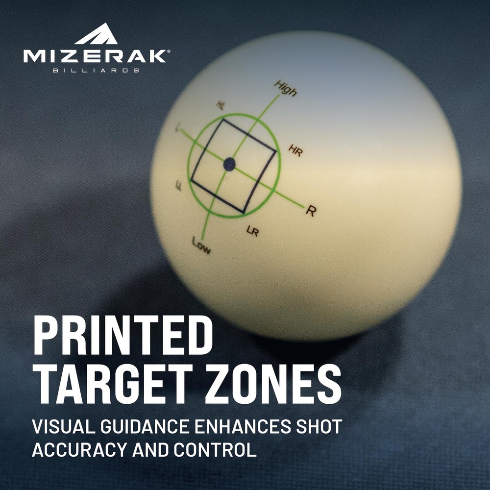 Mizerak Training Cue Ball for Billards White