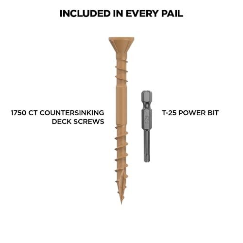 2" X #8 - COUNTERSINKING Deck Screw 350 Count 350.0