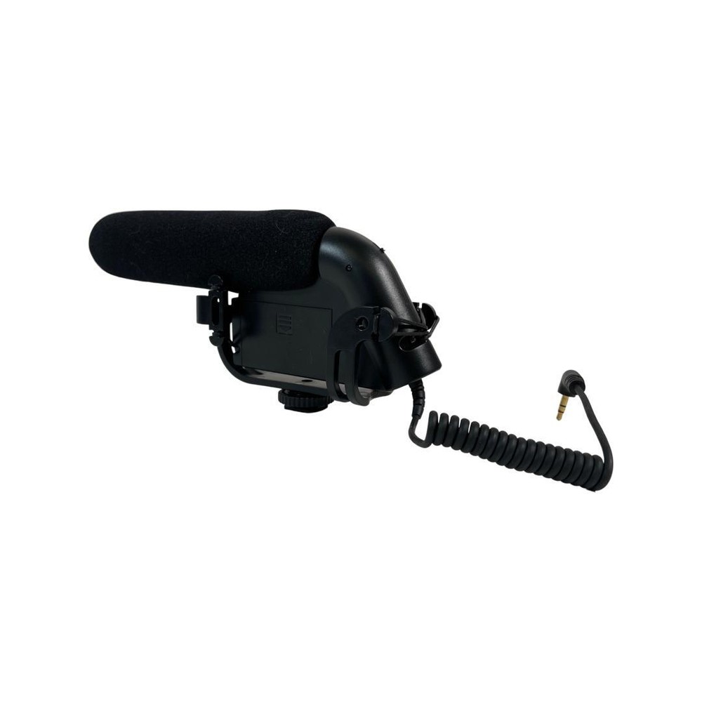 Camera-Mounted Shotgun Condenser Microphone - Black