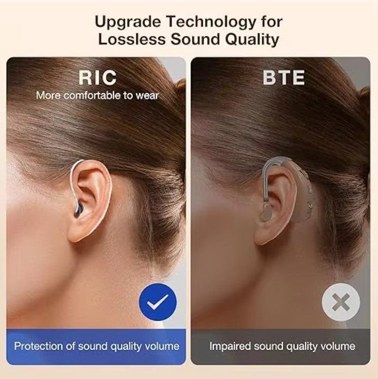 OTC Digital Hearing Aids For Seniors Adults Rechargeable With Noise Cancelling