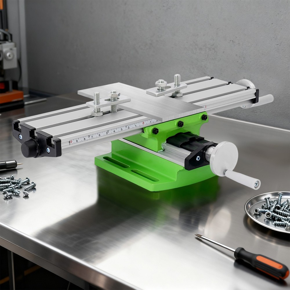 Cross Slide, Drill Press Bench, Axis Mill Machine Work Table, Compound Vise Vice