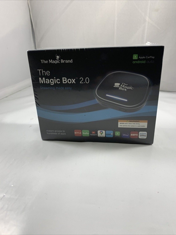 The Magic Box 2.0, Wireless CarPlay Android Auto Adapter, Wireless Auto