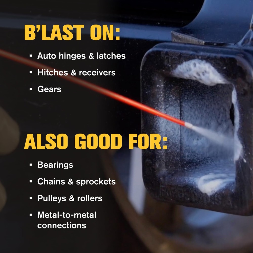 B’laster White Lithium Grease Spray – High-Performance 3 Pack