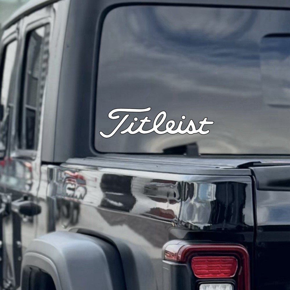 Vinyl Decal for Titleist width 6”,8”,10” Sticker