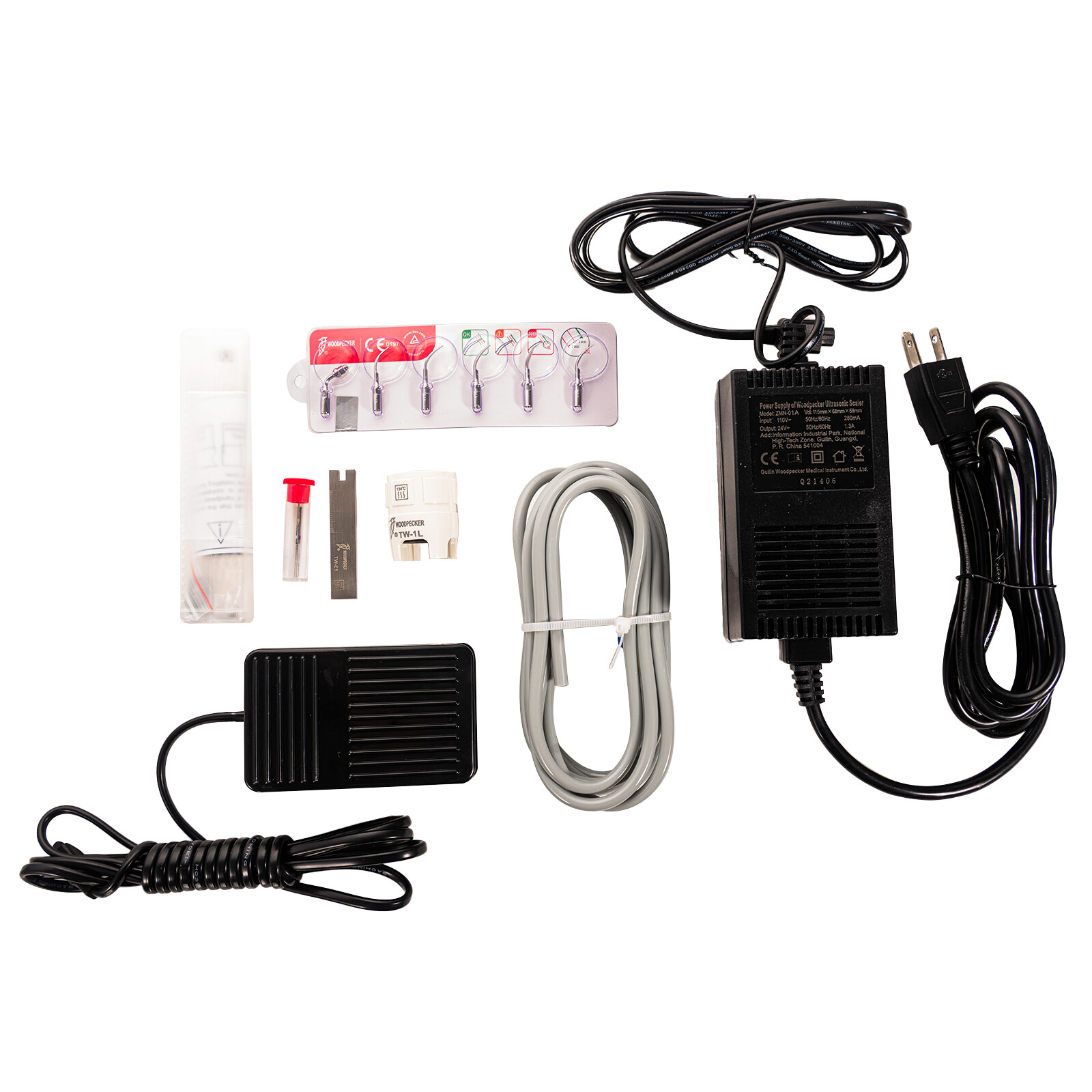 Original Woodpecker Dental UDS-P Ultrasonic Piezo Scaler with Tips 110V Cavitron