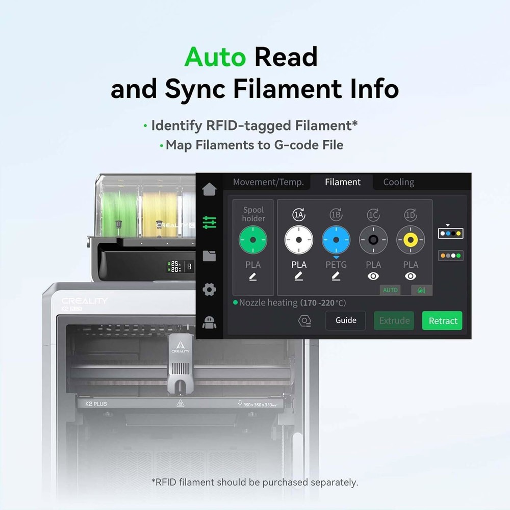 Creality CFS Multi Color 3D Printer Auto Filament System + Upgrade Accessory Kit