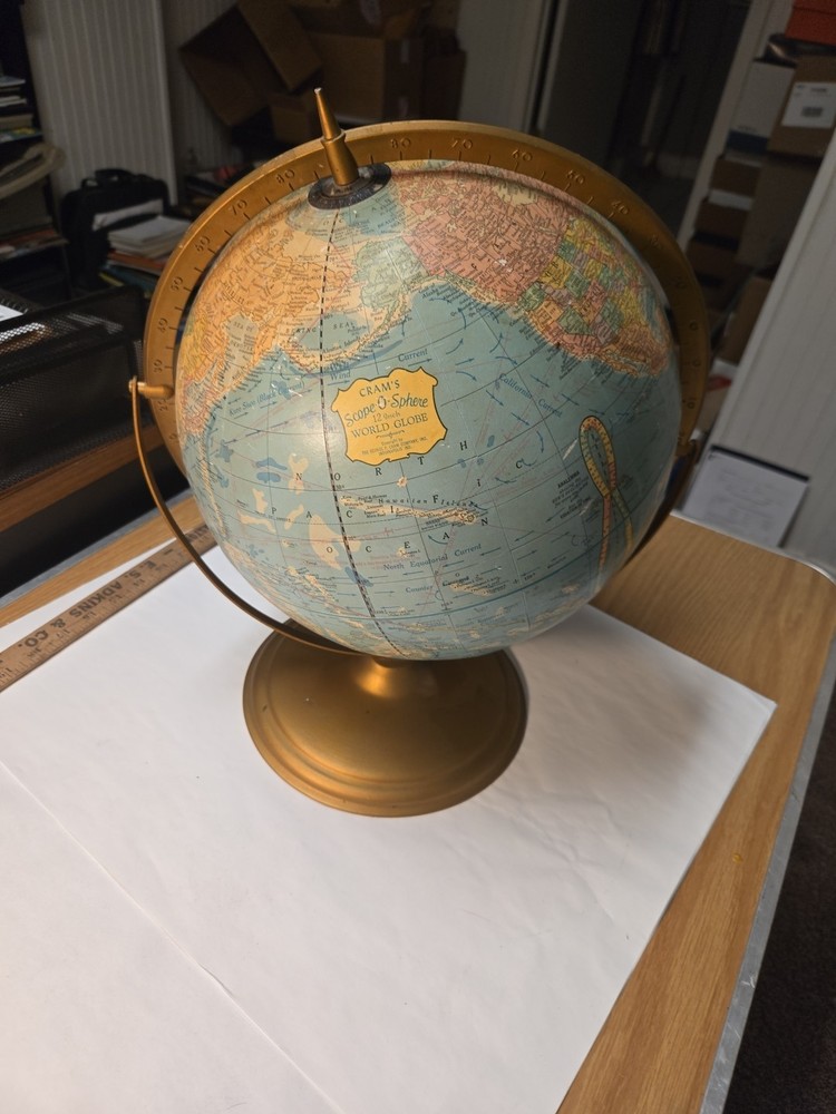 Crams Scope O sphere 12-in World Globe